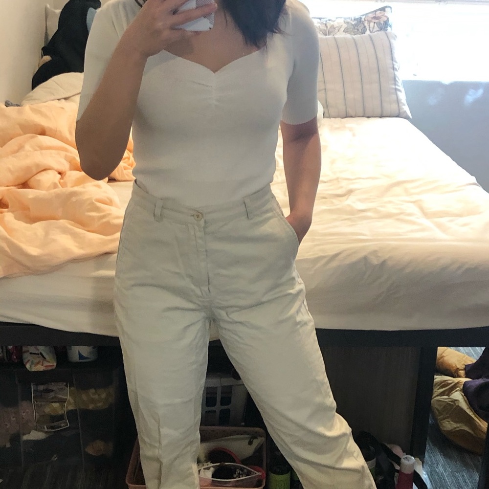 Vintage high waisted slacks/trousers